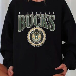 Bucks Retro Basketball Crewneck Sweatshirt - Vintage Style N.F.L Basketball